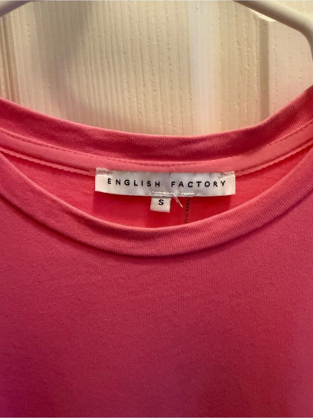 English Factory Hot Pink Crewneck Tee